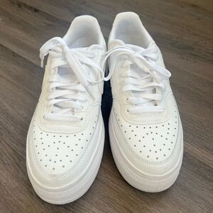 NIKE Women’s Court Vision Alta - white Air Force 1’s